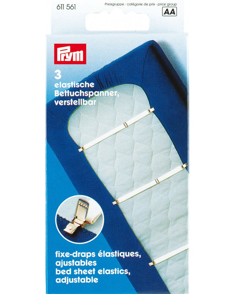 Fixe draps elastiques 18mm blanc